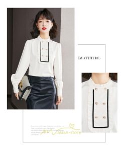 シャツ・ブラウス | ブラウス シャツ 春 秋 冬 長袖 レディース 着痩せ 通勤 OL お出かけ 日常 カジュアル リボン おしゃれ 2022新作 おしゃれ 高級感 綺麗 可愛い キレイめ