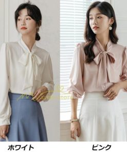シャツ・ブラウス | ブラウス トップス レディース リボンタイ スカーフタイ ボウタイブラウス カジュアル フォーマル オフィスカジュアル 春服 春コーデ 春 20代30代40代 通勤通学