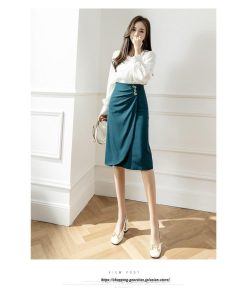 スカート | レディース ミモレ丈 ひざ丈 膝丈 上品 落ち感 ハイウエスト オシャレ Aライン キレイめ 着痩せ フェミニン 通勤 可愛い 50代 通学 40代 20代 30代