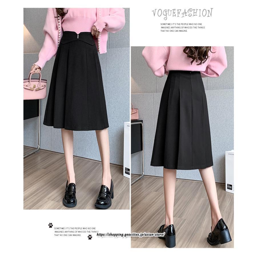 スカート | 膝丈 ひざ丈 秋冬新作 ミモレ丈 Aライン キレイめ 着痩せ 2022新作 通勤 通学 20代 30代 50代 秋服A 大人フェミニン 40代 ナチュラル