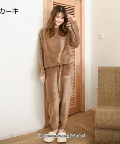 セットアップ | ルームウェアルームウェア秋冬 ボアルームウェア レディース 部屋着 パジャマスーツ ナイトウェア 暖か ナイトウェア 50代 20代 30代 40代