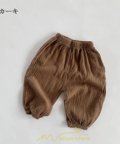 衣装 服 | 子供服 パンツ ベビー ズボン 保育園 男の子 女の子 男女兼用 子ども服 こども服 夏 カジュアル キッズ コットン 2022年新作 長ズボン 韓国風