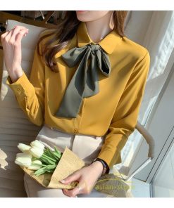 シャツ・ブラウス | シャツ ブラウス 秋冬 レディース 蝶結び きれいめ フォーマル 春 長袖 オフィス 通勤 OL シフォン リクルート エレガント お仕事 オシャレ 就活 面接 上品