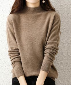 ニット・セーター | プチハイネックニットトップス レディース