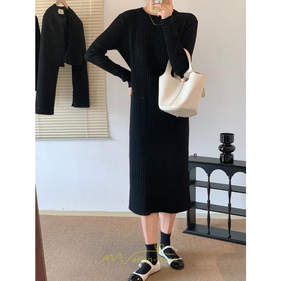 ニットワンピース | レディース 冬 きれいめ ニットフレア ロング おしゃれ 秋冬 送料無料 20代30代40代50代 可愛い おしゃれ 同窓会 通勤 女子会 デート
