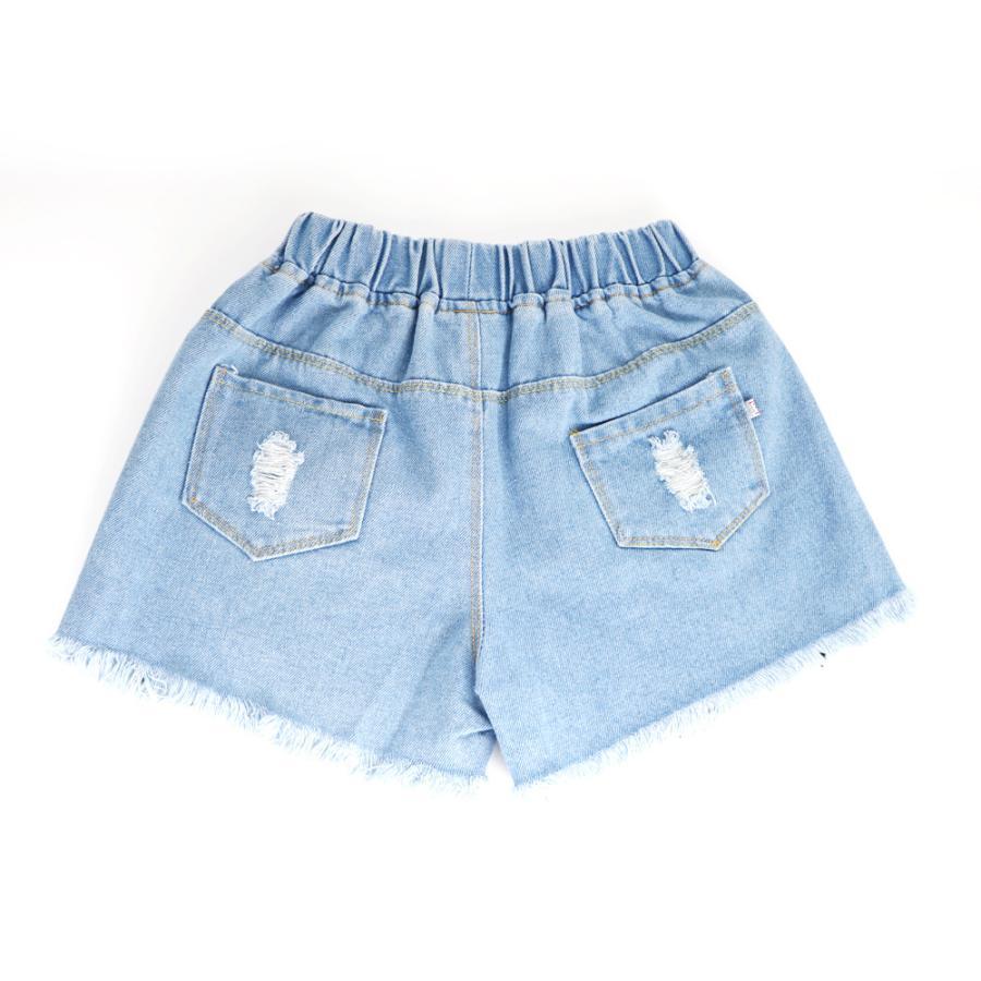 (子供)その他 | キッズ ダメージ デニムショートパンツ