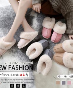 サンダル | スリッパ ムートン 冬 もこもこ サンダル
