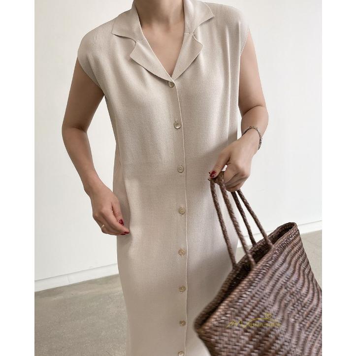 ノースリーブ | ワンピース 夏 春 レディース カジュアル 30代 20代 ロング かわいい マキシ 無地 マキシワンピース ワンピ マキシワンピ 春夏 シンプル ボタン