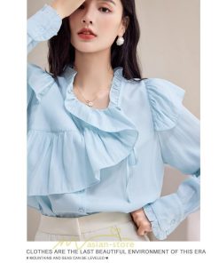 シャツ・ブラウス | ブラウス シャツ レディース 上品 ブラウス きれいめ 通勤 OL ビジネス ゆったり 可愛い フリル 秋服 2022新作 20代30代40代50代 オフィス キレイめ