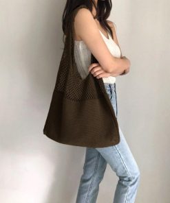 トートバッグ | ニット編み バッグ鞄かばん