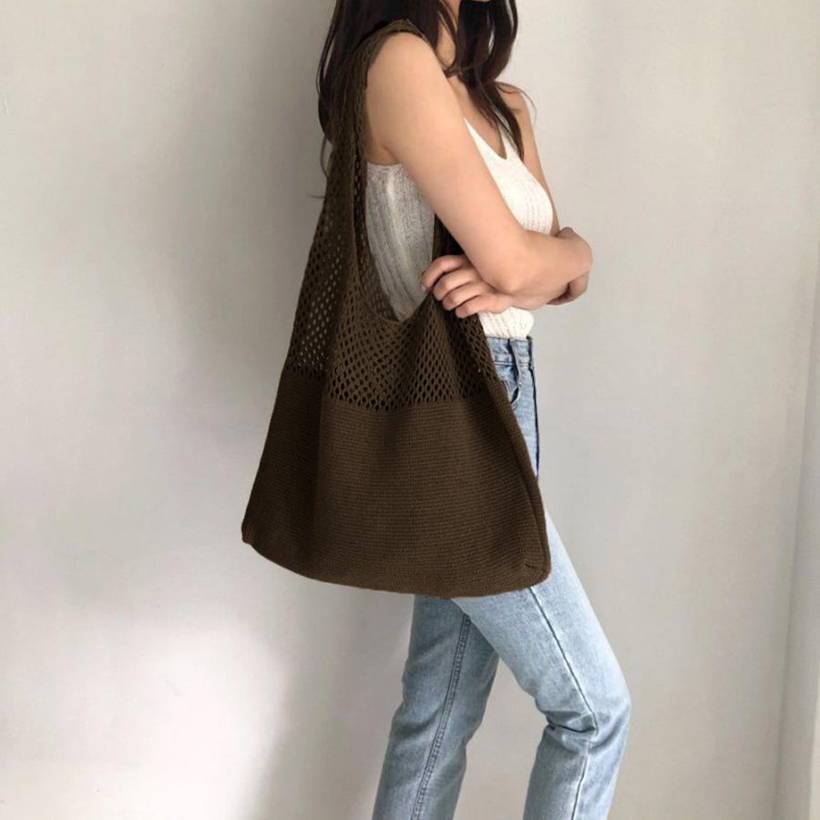 トートバッグ | ニット編み バッグ鞄かばん