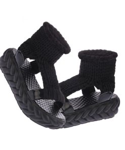 サンダル | レディース 厚底 メッシュ スポーツソックス 通気性 ニット歩きやすい