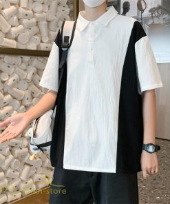 Tシャツ | ポロシャツ メンズ 切り替え メンズシャツ 半袖 カジュアル シンプル 無地 ポロ プルオーバー 夏新作 カッコウイイ トップス 半袖サマーシャツ 夏服