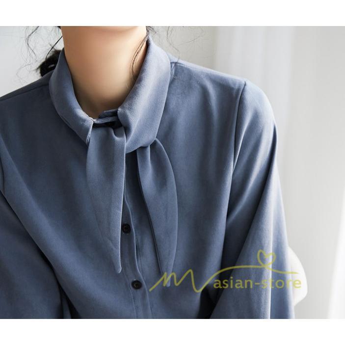 在庫ある | 短納期シフォンブラウスレディース パフスリーブシャツ ビジネスブラウストップス オフィスフォーマルシャツブラウス 薄手 春夏衣装 通学通勤 着痩せ OL 無地