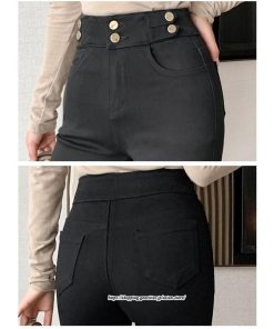 チノ・テーパード・ジョガー・スキニーパン | スキニー パンツ ロングパンツ レディース ボトムス ストレッチ スキニーパンツ フレアパンツ 秋 冬 黒 無地 50代 おしゃれ 暖か 20代 40代 大きいサイズ 30代