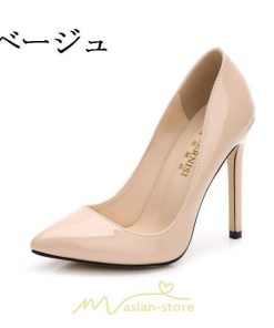 パンプス | 痛くない ハイヒール ポインテッドトゥ パンプスピンヒール 美脚ヒール 11CM 結婚式 リクルート 冠婚葬祭 フォーマル 就活 通勤