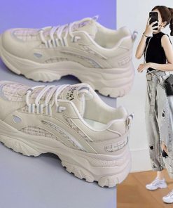 シューズ | ダッドスニーカー レディース 韓国風厚底