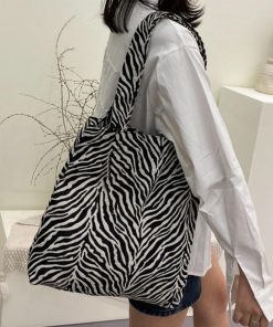 トートバッグ | ゼブラ柄 レディース大容量