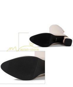 ロングブーツ | ニーハイブーツ チャンキーヒール 太ヒール レディース 靴 シューズ お出かけ 秋冬 ロング丈ブーツ 春秋冬 太ヒール 美脚 大人 黒靴