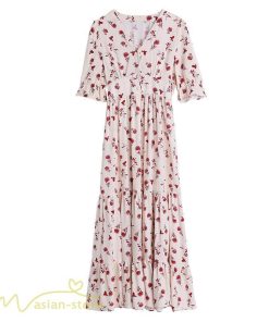 マキシ | ロングワンピース レディース カジュアル 半袖 ロング丈 ワンピース 着痩せ サマーワンピース おしゃれ カジュアル 上品 きれいめ 花柄 40代 20代 夏服 30代