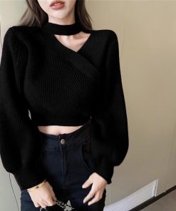 ニット・セーター | ショート丈 ニットトップスレディース秋冬