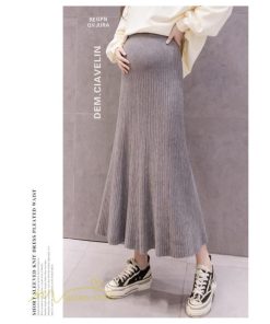 スカート | マタニティフレア 秋 冬 妊婦服 マタニティウェア 産前 産後 シンプル きれいめ 大きいサイズ Aライン ウエスト調整 体型カバー ひざ下