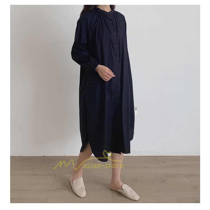 マキシ | 新作 シャツ シャツワンピ アウター 羽織り 長袖 ロングシャツ ロング ワンピース 無地 レディース ファッション 40代 30代 カジュアル 20代 通勤 きれいめ