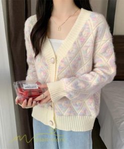 カーディガン | 2022秋冬ニットアウター レディース ニットニット セーター 長袖 羽織り フロントボタン 可愛い トップス 通学通勤 20代40代