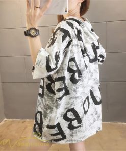 ｔシャツ・カットソー | Tシャツ パーカー レディース ゆったり 半袖 プリント フード付き 可愛い 大きいサイズ 上品 夏服 体型カバー カットソー 薄手 カジュアル 上品 おしゃれ