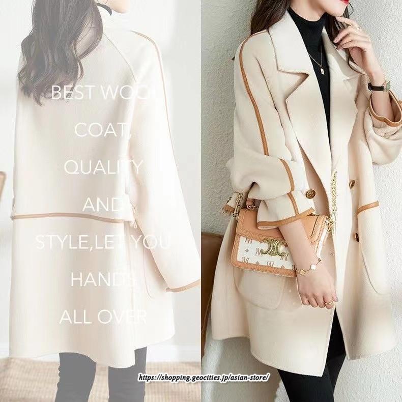 コート・ジャケット | コート チェスターコート ラシャ ミディアム丈コート ジャケット レディース 秋 アウター ゆったり 体型カバー きれいめ 羽織り 通学 通勤 上品 オフィス