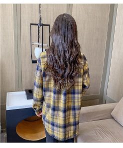 シャツ・ブラウス | レディースシャツ 秋冬 長袖 ブラウス 裏起毛 厚手 チェックシャツ チュニック丈 ミドル丈 防寒 暖かい 羽織り アウター シャツジャケット 厚手シャツ トップス