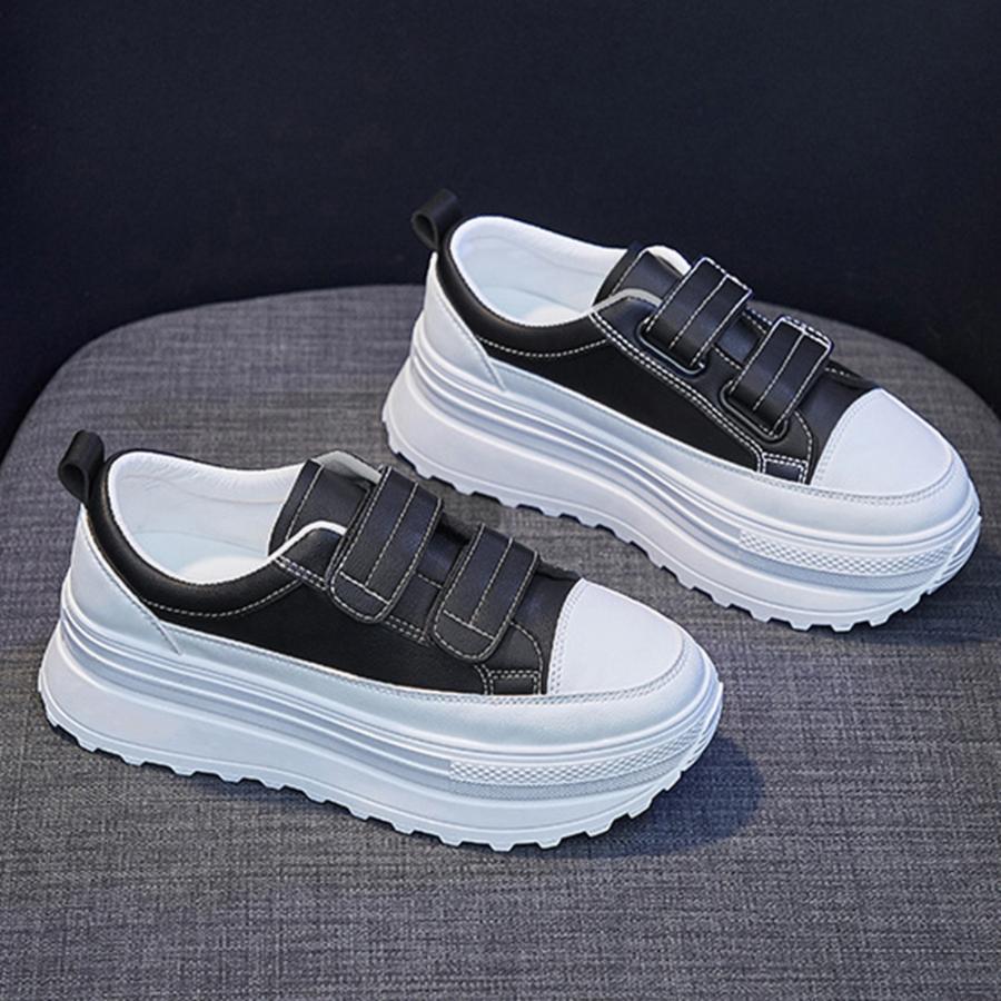 ショートブーツ | 厚底スニーカー韓国風ボリュームソール春夏