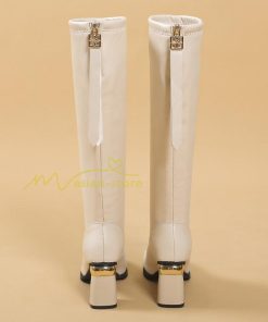 ロングブーツ | ブーツ ヒール カジュアル レディース 靴 シューズ お出かけ 秋冬 ロング丈ブーツ ジョッキーブーツ 春秋冬 美脚 黒靴 太ヒール 大人