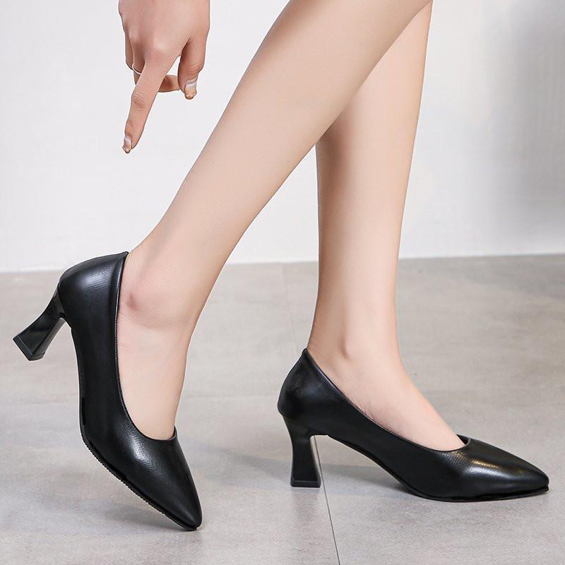 パンプス | 合皮レディース ポインテッドトゥ ピンヒール ストラップなし 黒 大きいサイズ ハイヒール 滑り止めソール パンプス 柔らかい生地 スリップオン