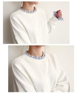 パーカー | レディーストレーナー カワイイ ショート丈 グレー 切り替え 春物 トップス 長袖Tシャツ パフスリーブ 部屋着 ルームウェア