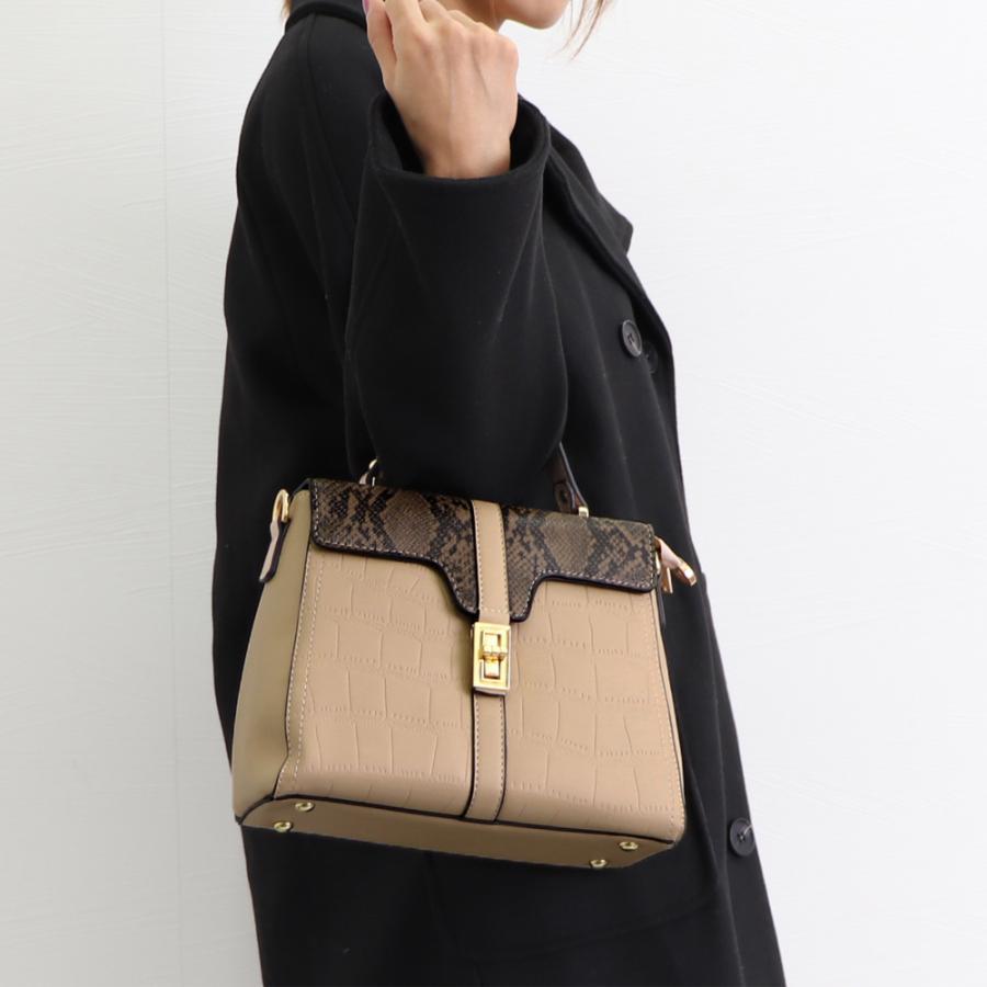 ハンドバッグ | レディース クロコ柄バッグ