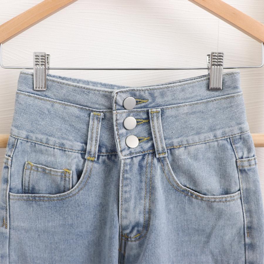 デニム | ハイウエスト デニムパンツ レディース