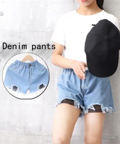 （子供）その他 | キッズ ダメージ デニムショートパンツ