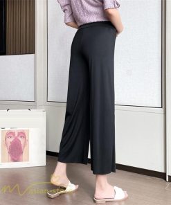 パンツ レギンス | マタニティ ワイドパンツ ガウチョパンツ 着痩せ 無地 着痩せ ゆったり マタニティパンツ パンツ マタニティウェア 日常 夏新作 おしゃれ サマー サマーパンツ