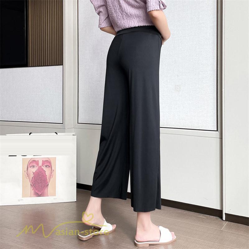 パンツ レギンス | マタニティ ワイドパンツ ガウチョパンツ 着痩せ 無地 着痩せ ゆったり マタニティパンツ パンツ マタニティウェア 日常 夏新作 おしゃれ サマー サマーパンツ