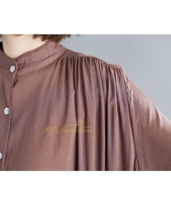 マキシ | ワンピース レディース 春夏 半袖ワンピース 40代 キレイめ ロングワンピース 無地 Aラインワンピース オシャレ カーディガン 韓国風 シャツワンピース ゆったり