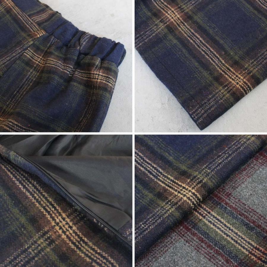 ひざ丈スカート | チェックスカート レディース ハイウエスト Aラインスカート ひざ丈 ボトムス