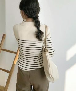 ニット・セーター | ボーダー柄 ニット トップス レディース