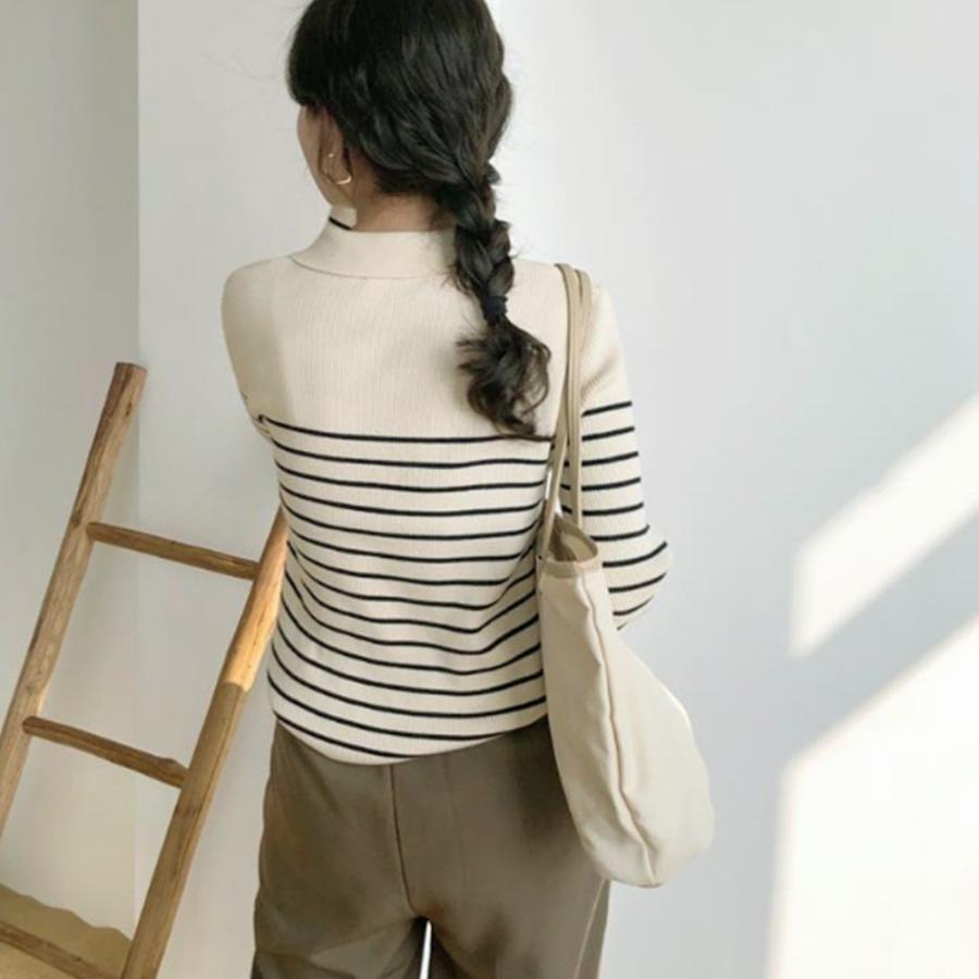 ニット・セーター | ボーダー柄 ニット トップス レディース