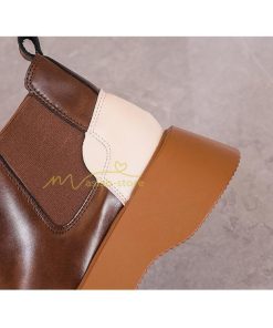 ショートブーツ | ブーティー ブーツ 厚底ブーツ レディース シューズ 靴 太ヒール チャンキーヒール 合皮ブーツ PUブーツ くつ 黒靴 春秋冬 美脚 大人 厚底靴