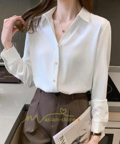 シャツ・ブラウス | ブラウス レディース 長袖 フォーマル 白 オフィス 無地 シャツ ビジネス おしゃれ 入学式 卒業式 20代30代40代50代 カジュアル 面接 通勤通学 人気 きれいめ