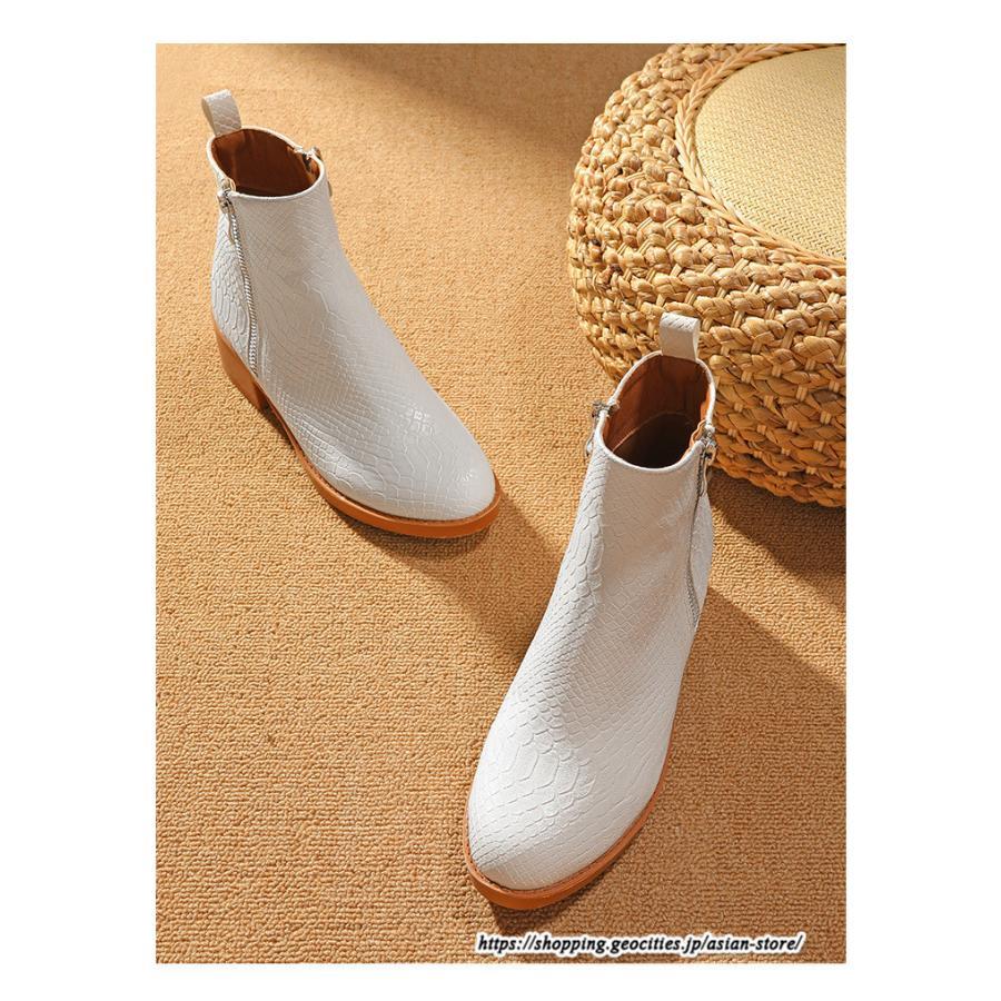 ショートブーツ | 大きいサイズ26.5cm レディース 上品 ブーツ 秋冬 春 チャンキーヒール 太ヒール 黒ブーツ シンプル ミドルヒール 大人 サイドファスナー