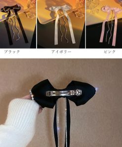その他小物 | ビッグリボン バレッタ 韓国 ヘアアクセ
