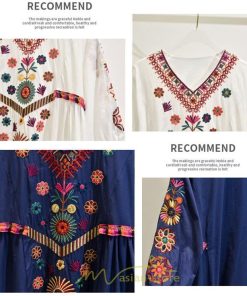 マキシ | ワンピ ワンピース ロング丈 七分袖 レディース 大人 おしゃれ きれいめ お出かけ 大人可愛い 白 青 赤 春夏秋 旅行 20代30代40代 民族風 オレンジ 海