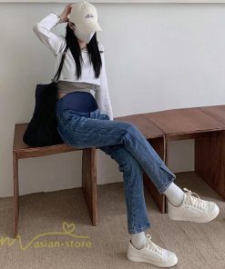 パンツ レギンス | ジーンズ マタニティウェア パンツ デニムパンツ 妊婦 無地 ロングパンツ マタニティパンツ 春 秋 デニム 大きいサイズ 妊婦服 上品 産前 おしゃれ 9分丈